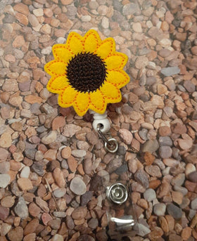 Sunflower Badge Holder Reel